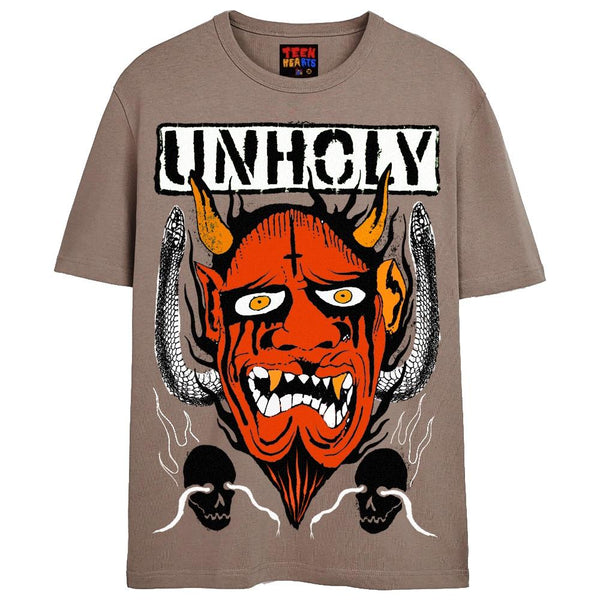 UNHOLY T-Shirts DTG Small Tan 