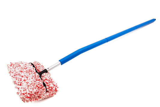 Autofiber Mitt on A Stick Pro Wash Tool with 360 Locking Head- Long Pole