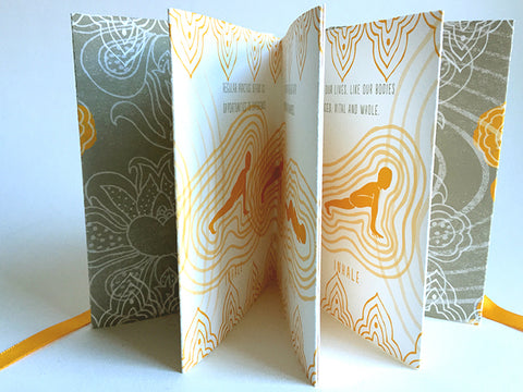 New Accordion Book: Sun Salutation - Gold Neutral