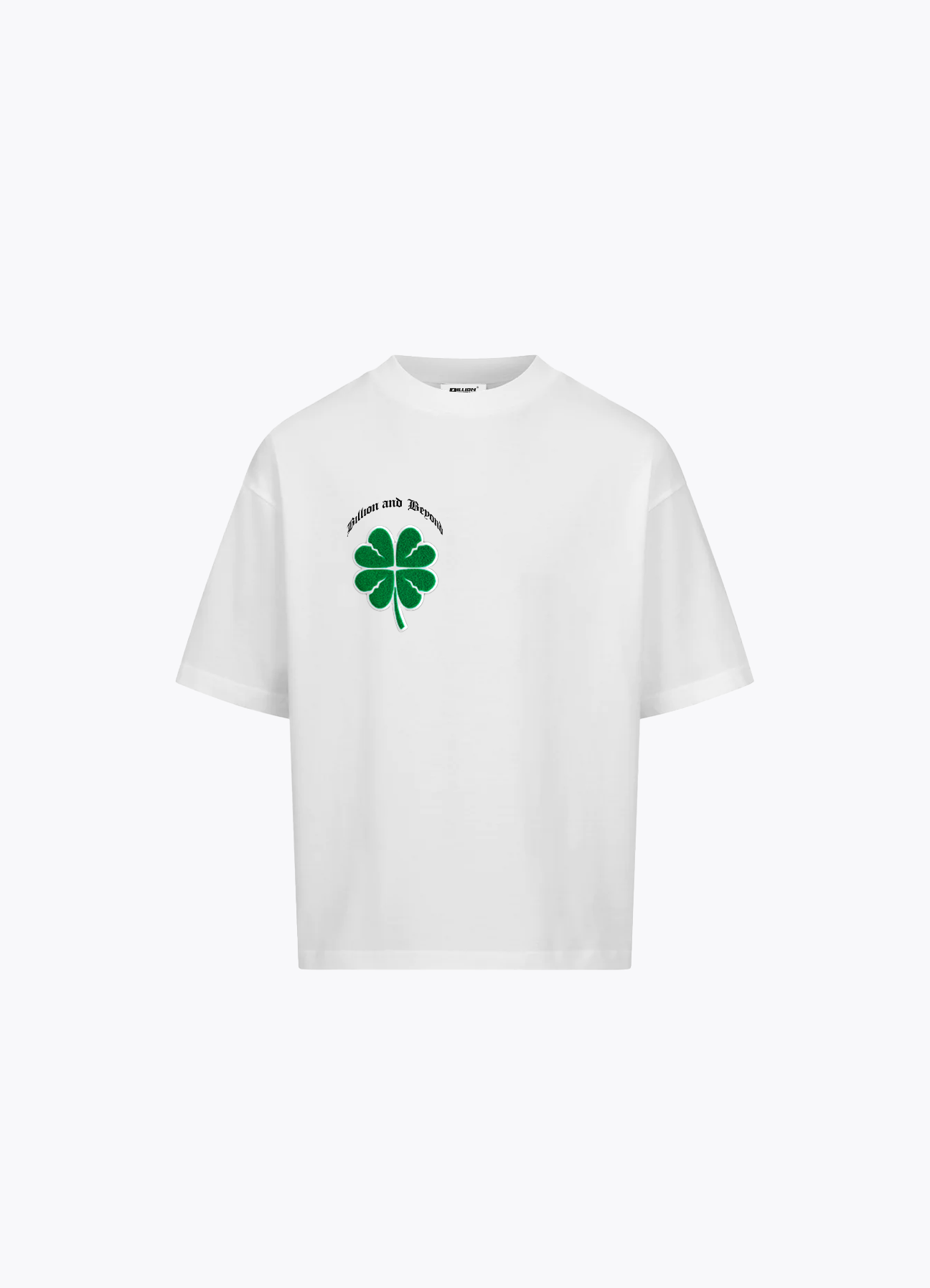 LUCKY CRACK HEART TEE - WHITE 🍀 - OUTLET BILLION AND BEYOND product image