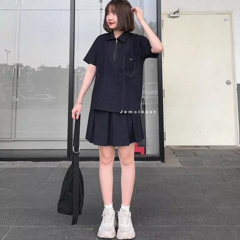 Set váy caro JIBAL