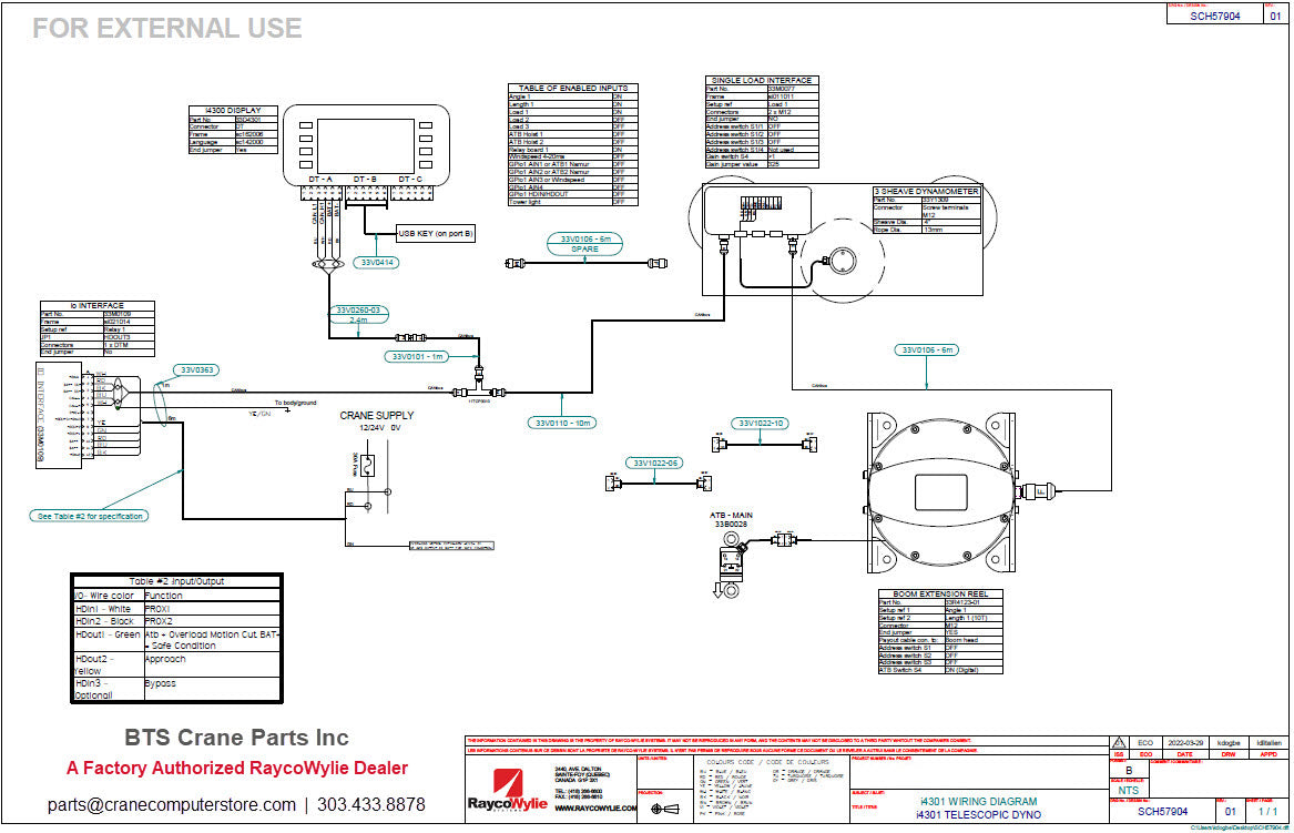 boom truck crane lmi replacement wiring diagram