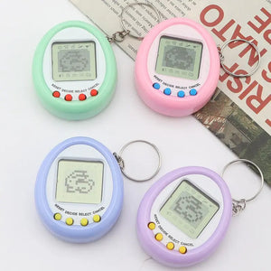 Nostalgic 90s Cyber Pet Keyring - Trendy PC