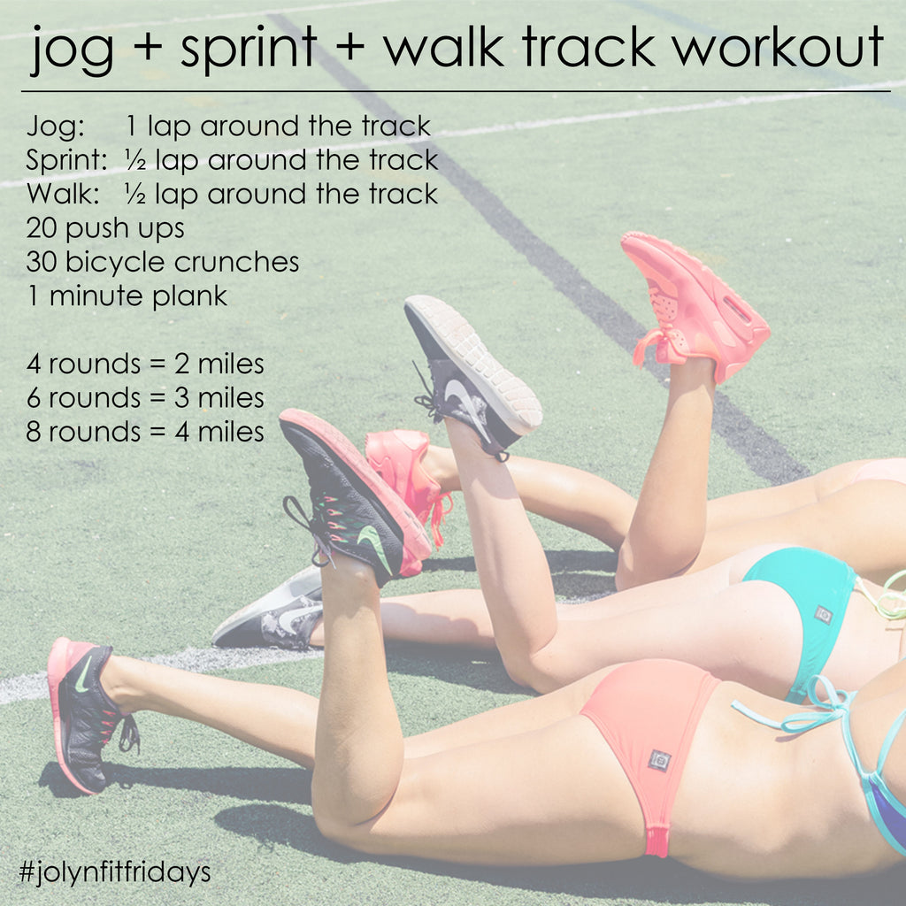 JOLYN jog, sprint, walk workout program