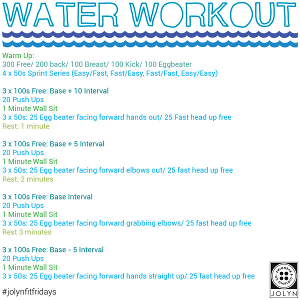 water workout program