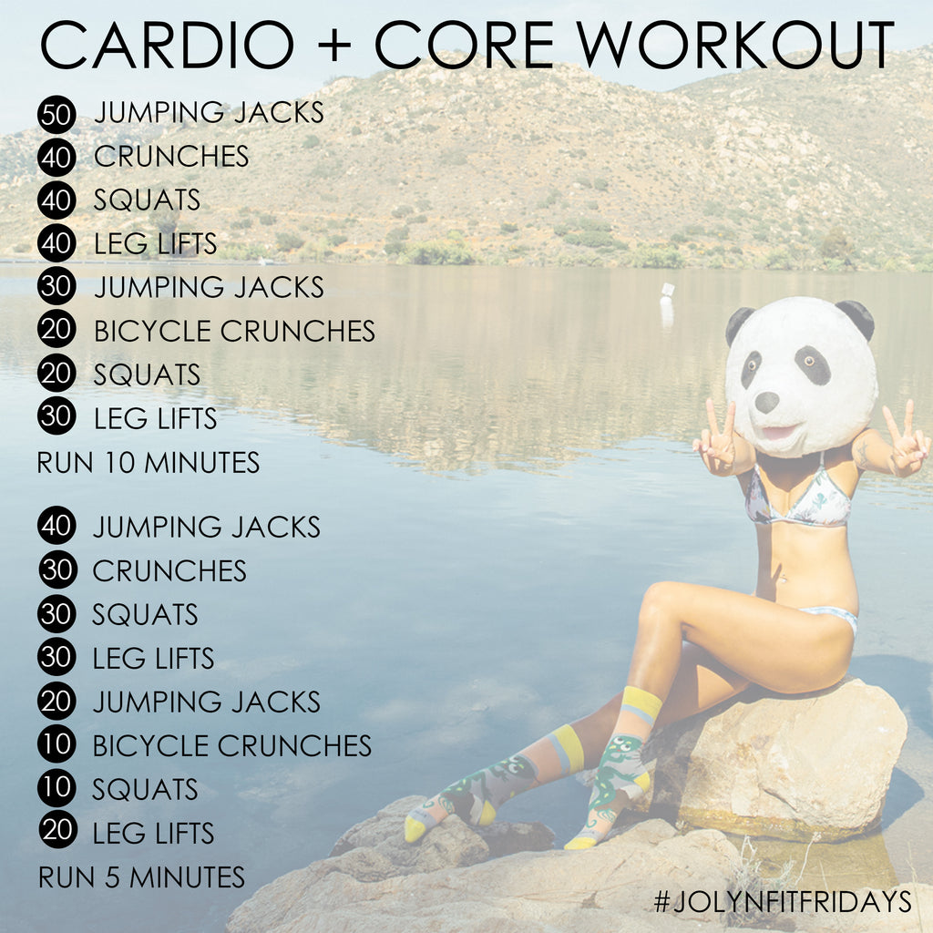 JOLYN cardio and core workout program