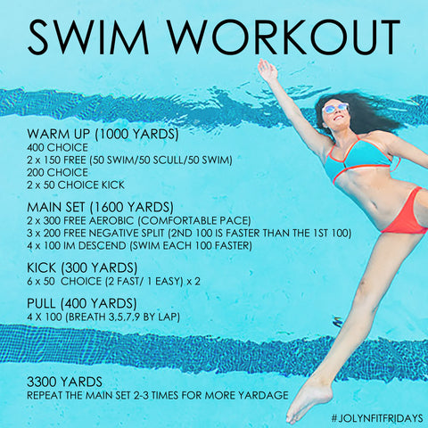 FIT FRIDAYS // SWIM WORKOUT – Jolyn