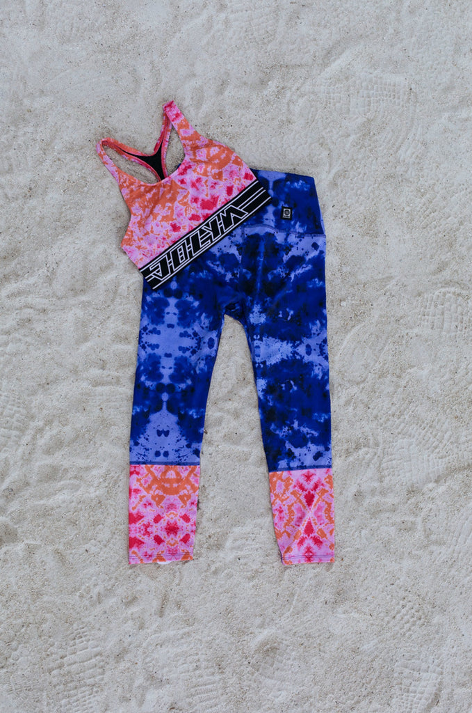 a JOLYN sports bra and leggings