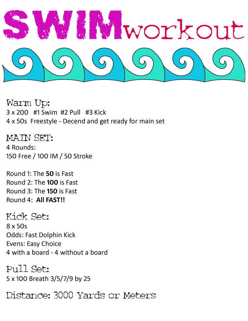 Jolyn Swim Workout