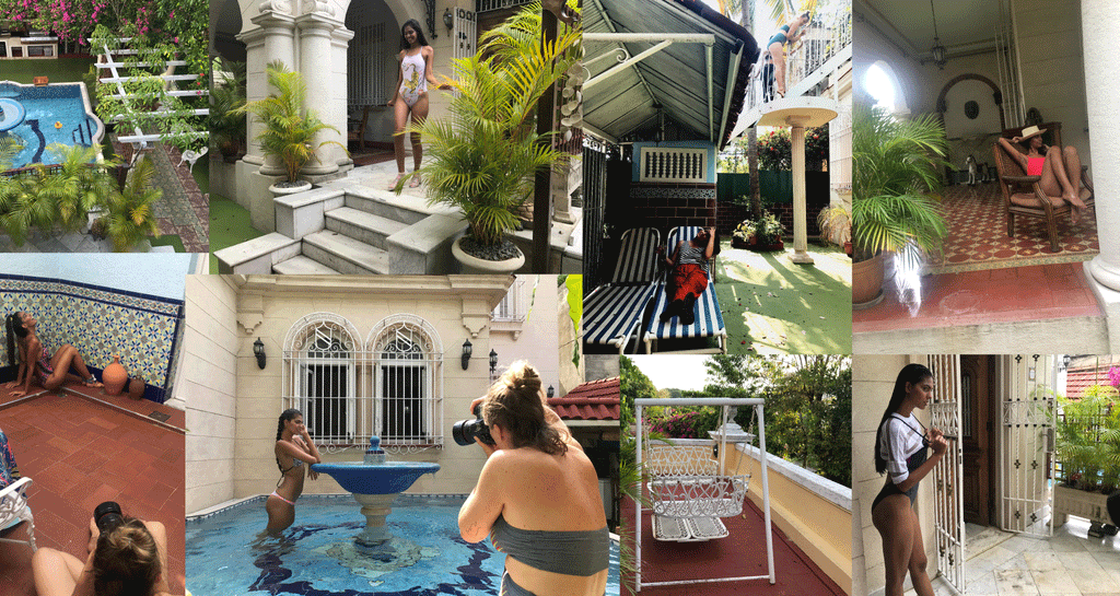 JOLYN swimsuit photo shoot in Havan, multiple images
