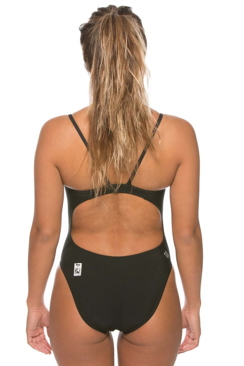 Fina Approved Tiger Fixed-Back Training One-Piece Swimsuit