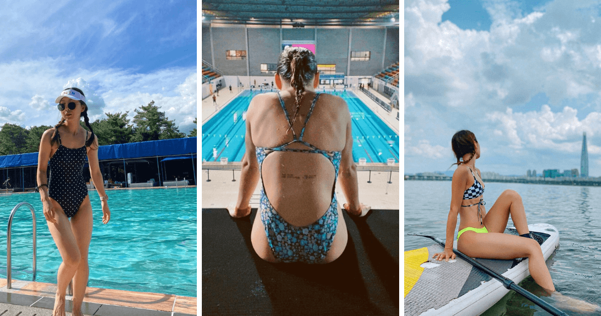 JOLYN Australia sports swimwear blog post - ways to style wet hair
