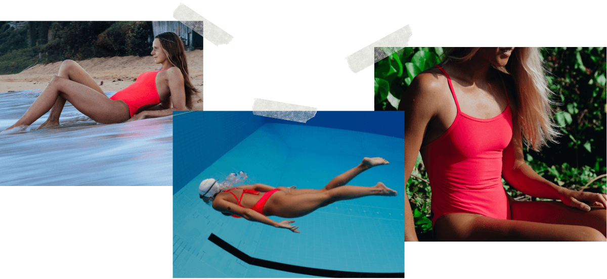 JOLYN Australia sports swimwear blog post - swimwear spotlight Strawberry Tie-back onesie essential
