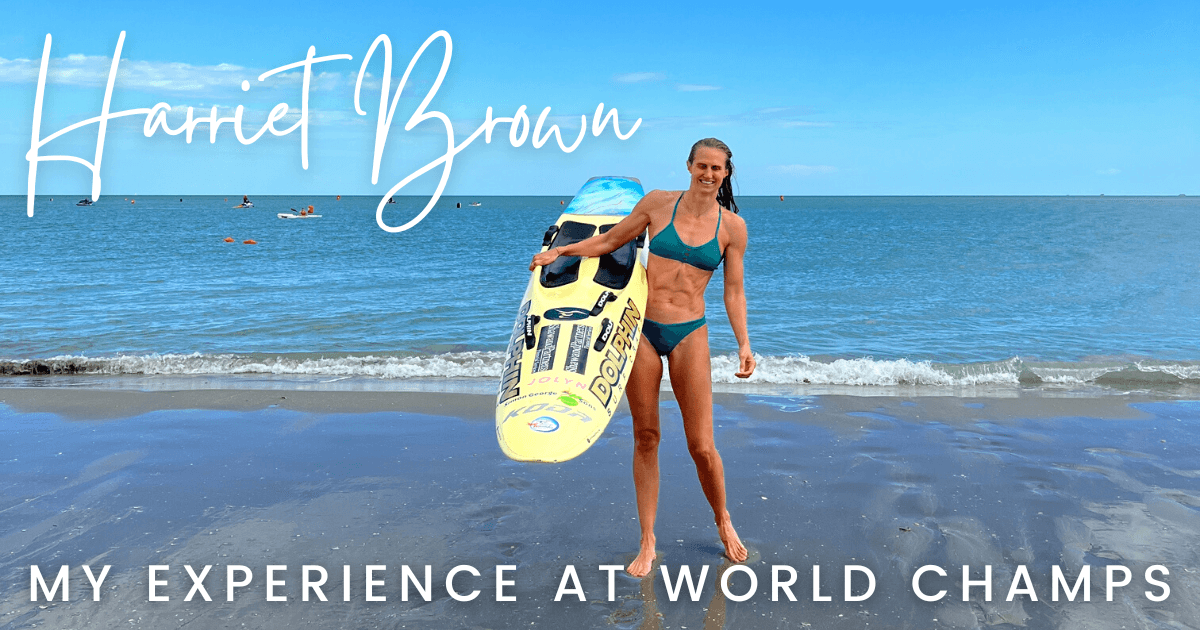 JOLYN Australia womens athletic swimwear blog post Harriet Brown my experience at world championships surf life saving