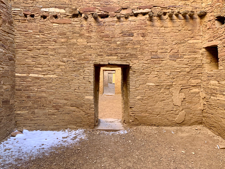 Doors inside a complex