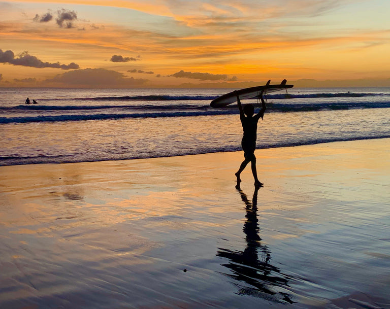 Sunset at Kuta Beach