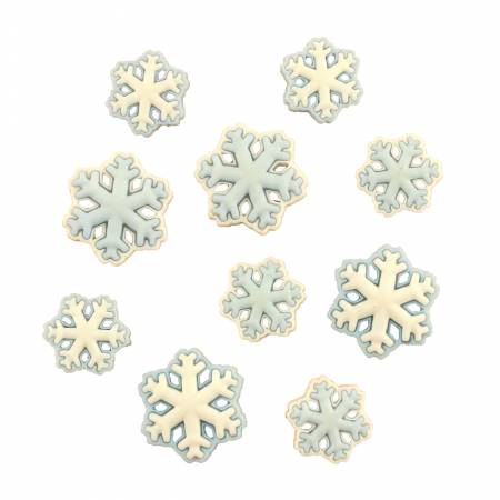 Button #4748 - Snowflakes