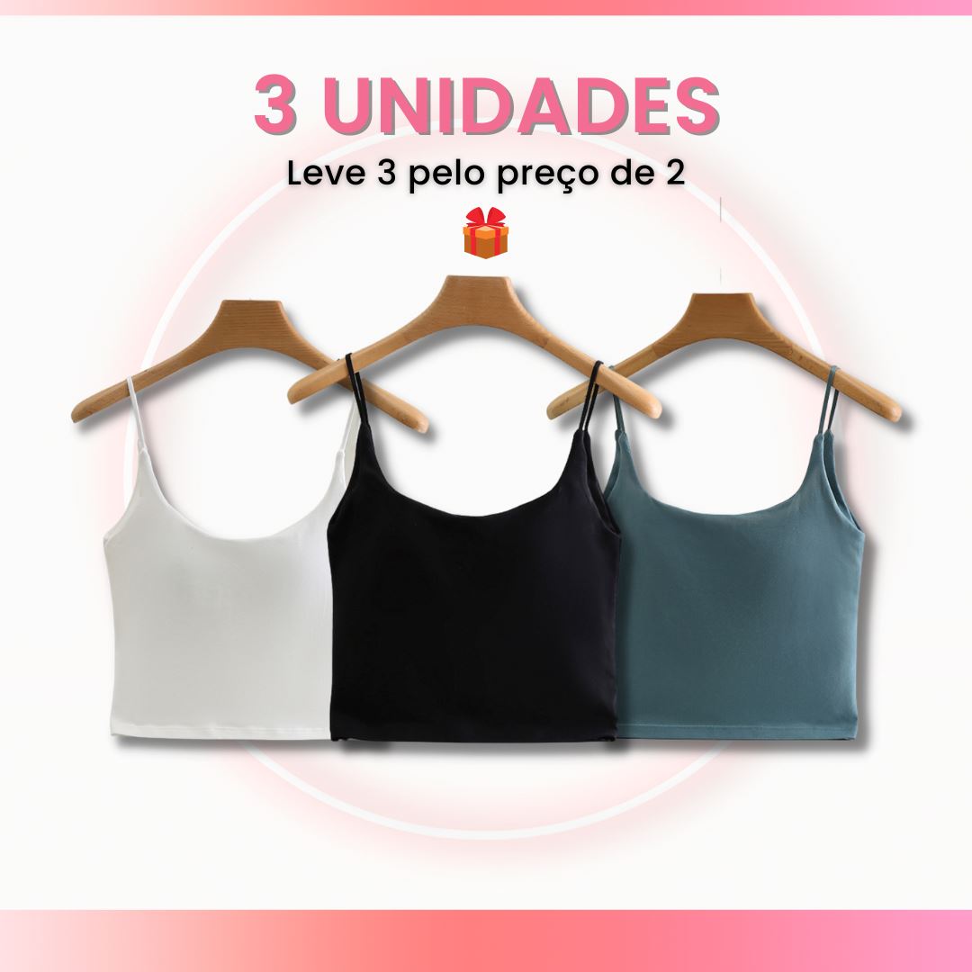 Promoção Kit Cropped Tecnológico + Brinde PAGUE 2 E GANHE 3