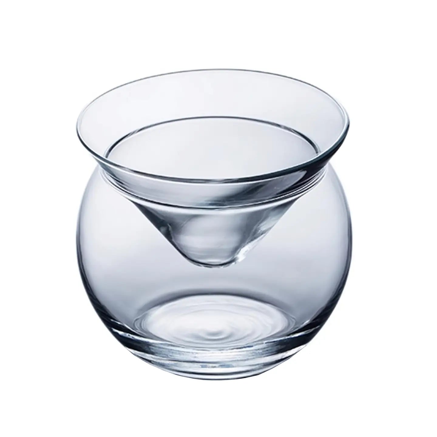 Stemless Martini Glass with Chiller