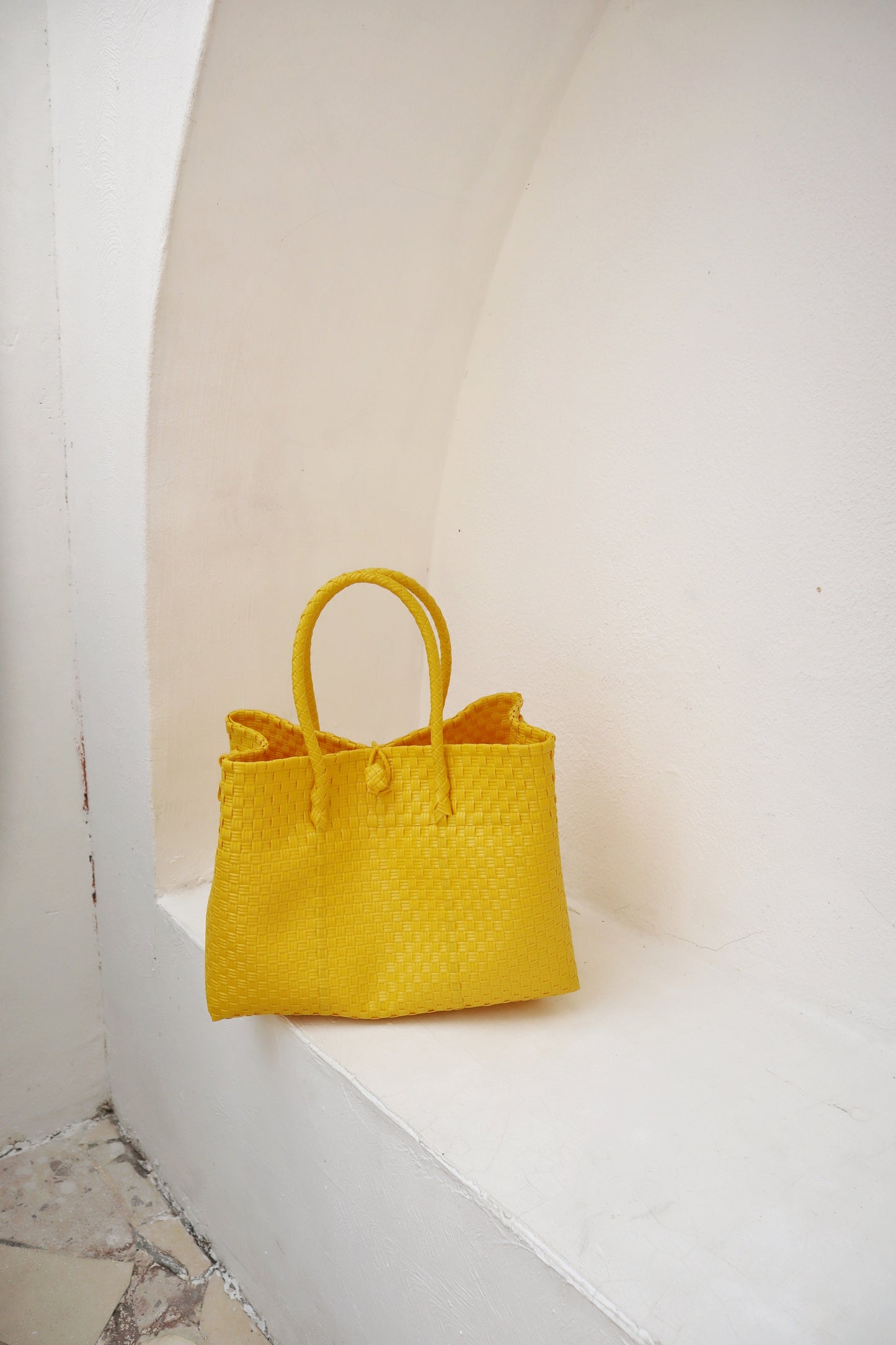 Hand Woven Recycled Plastic Tote Bag — TURTLE & HARE