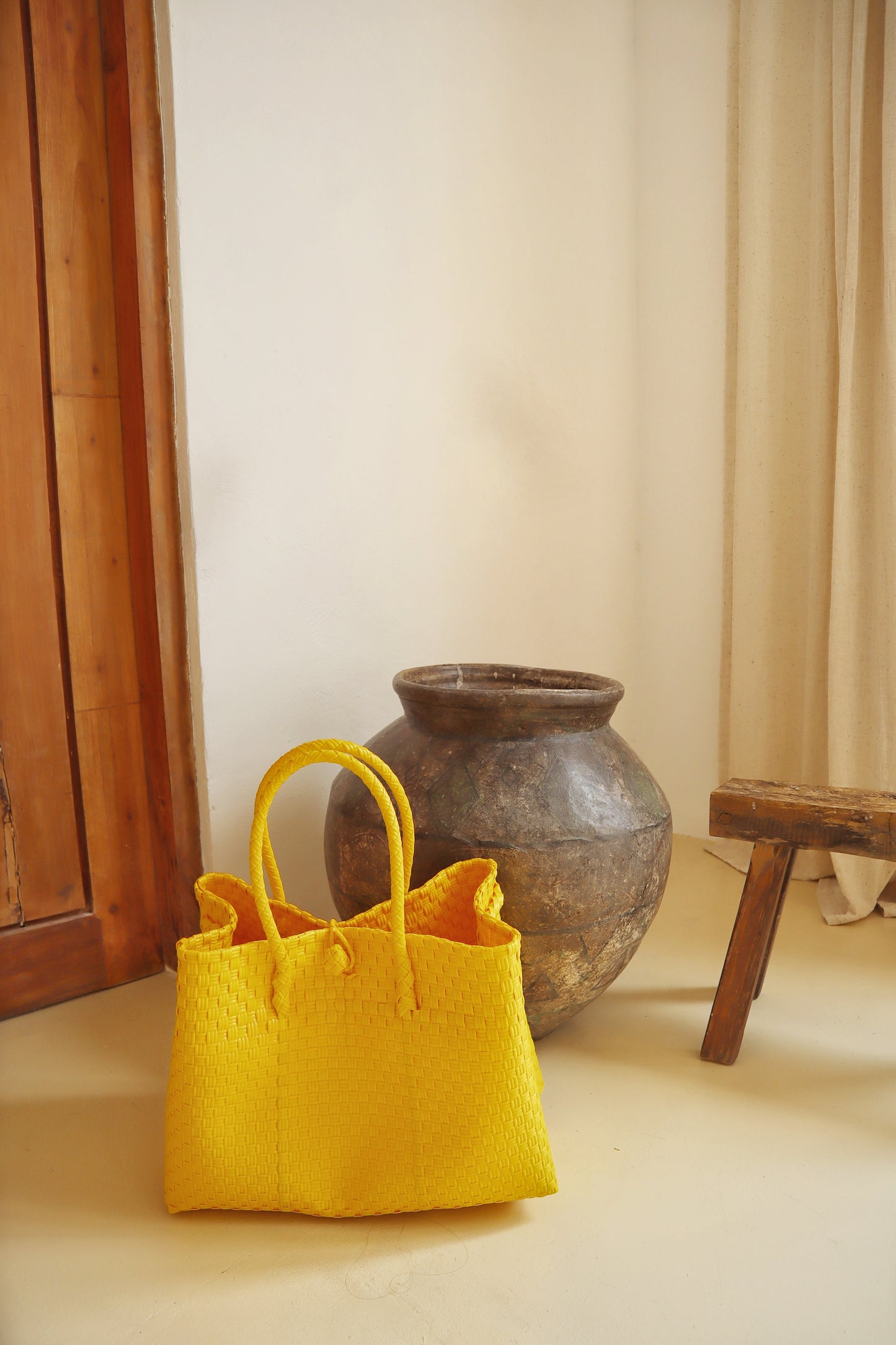 Hand Woven Recycled Plastic Tote Bag — TURTLE & HARE