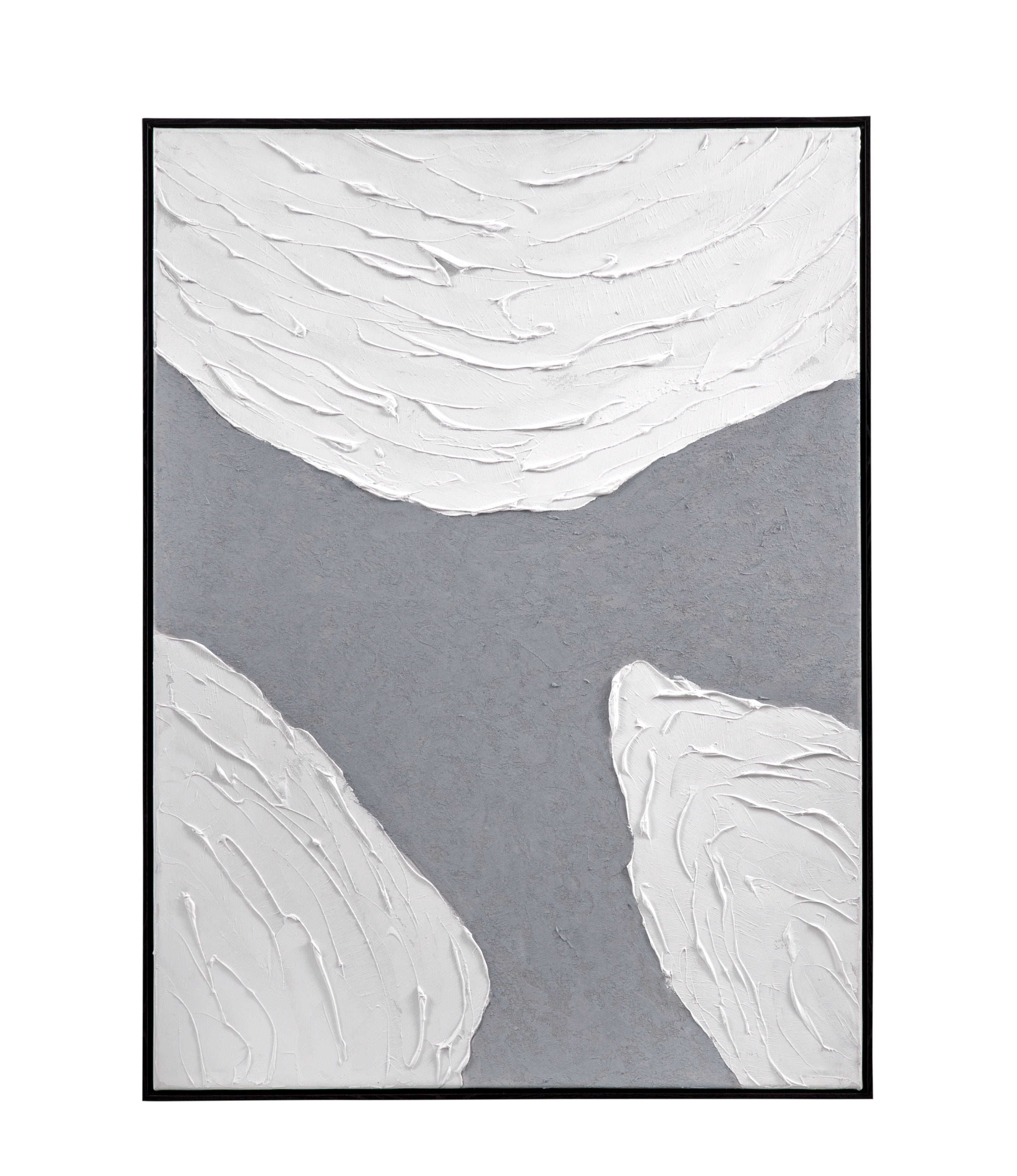 Osceola Canvas Art - White