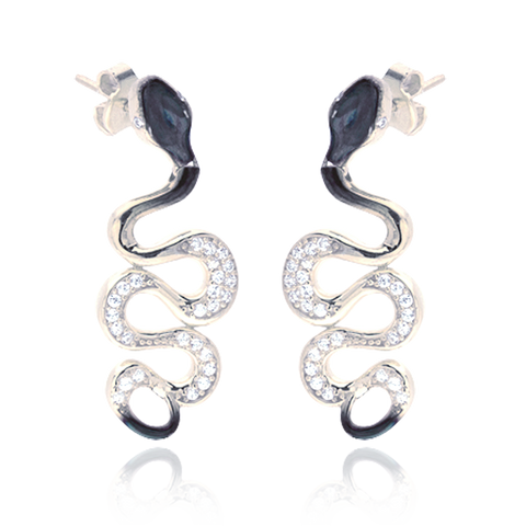 Ember Coiled Snake Earrings – Karina Ariana