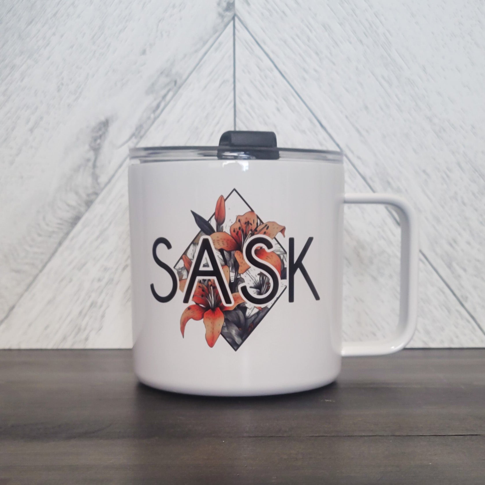 image for SASK Diamond Stainless Steel 17oz Coffee Mug
