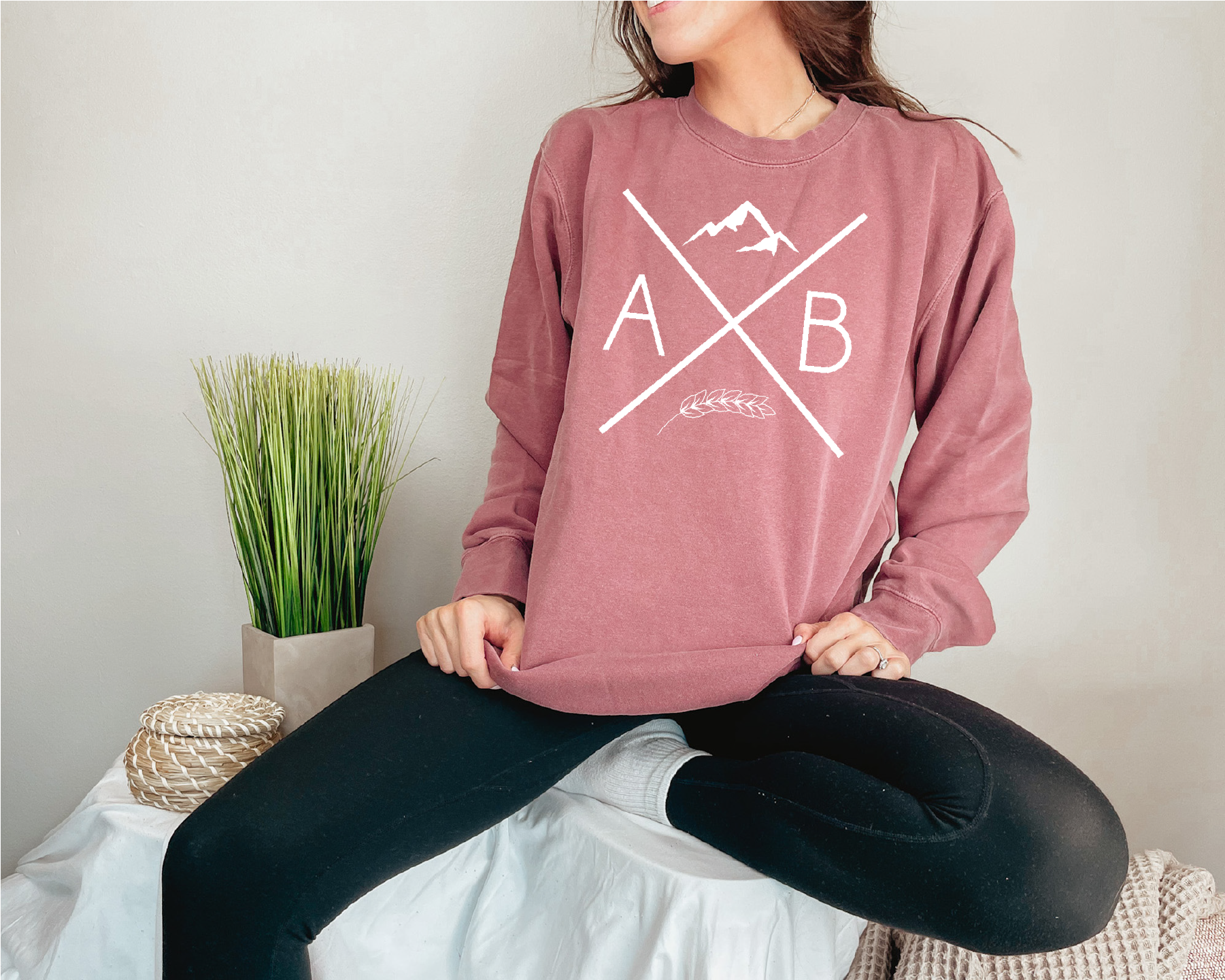 image for AB X Premium Unisex Sweatshirt | Alberta Apparel