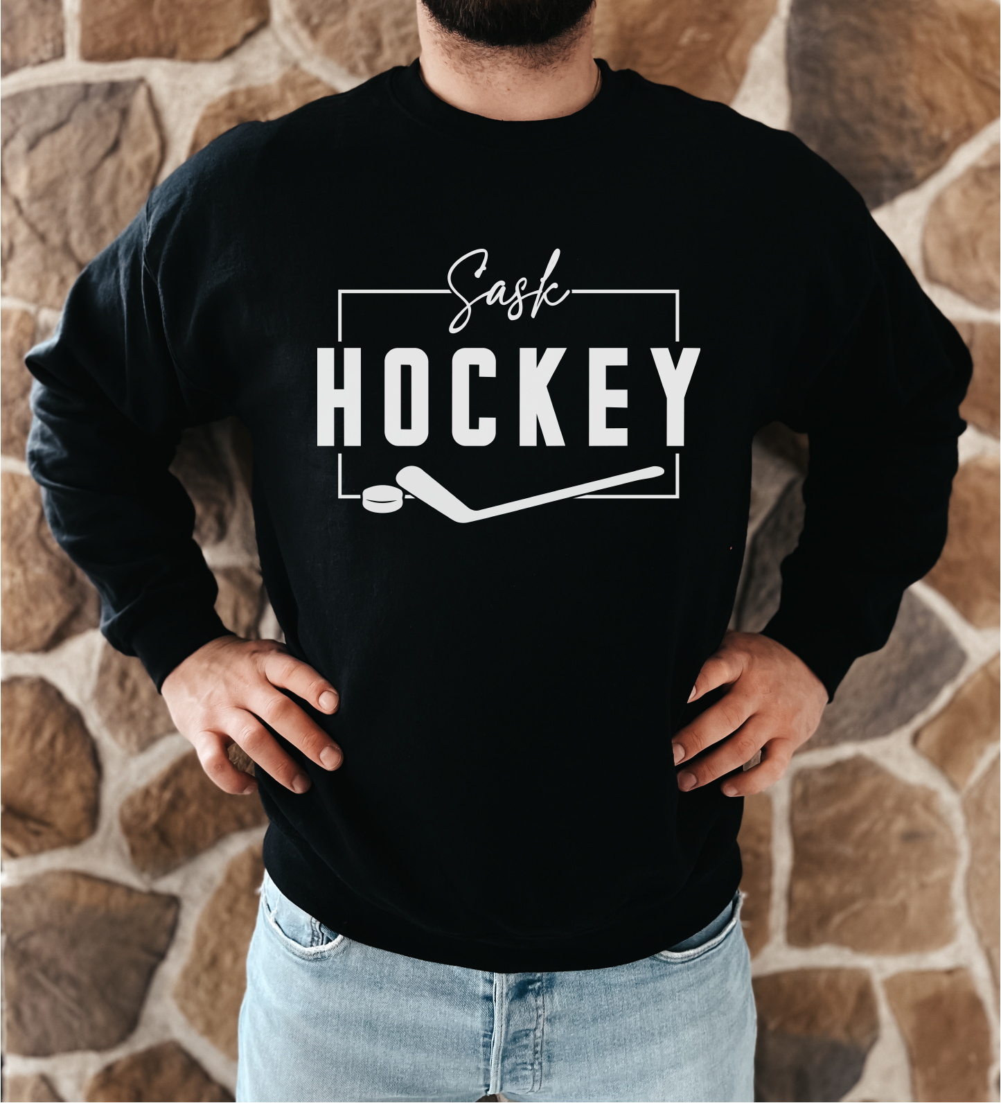 image for Sask Hockey Unisex Crewneck | Saskatchewan Apparel