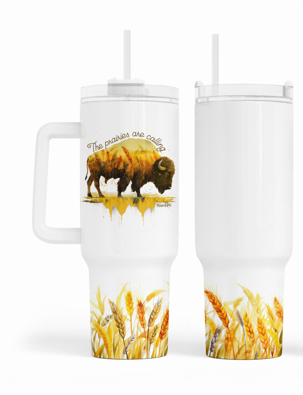 image for The Prairies Are Calling 40oz Tumbler | Manitoba Tumbler