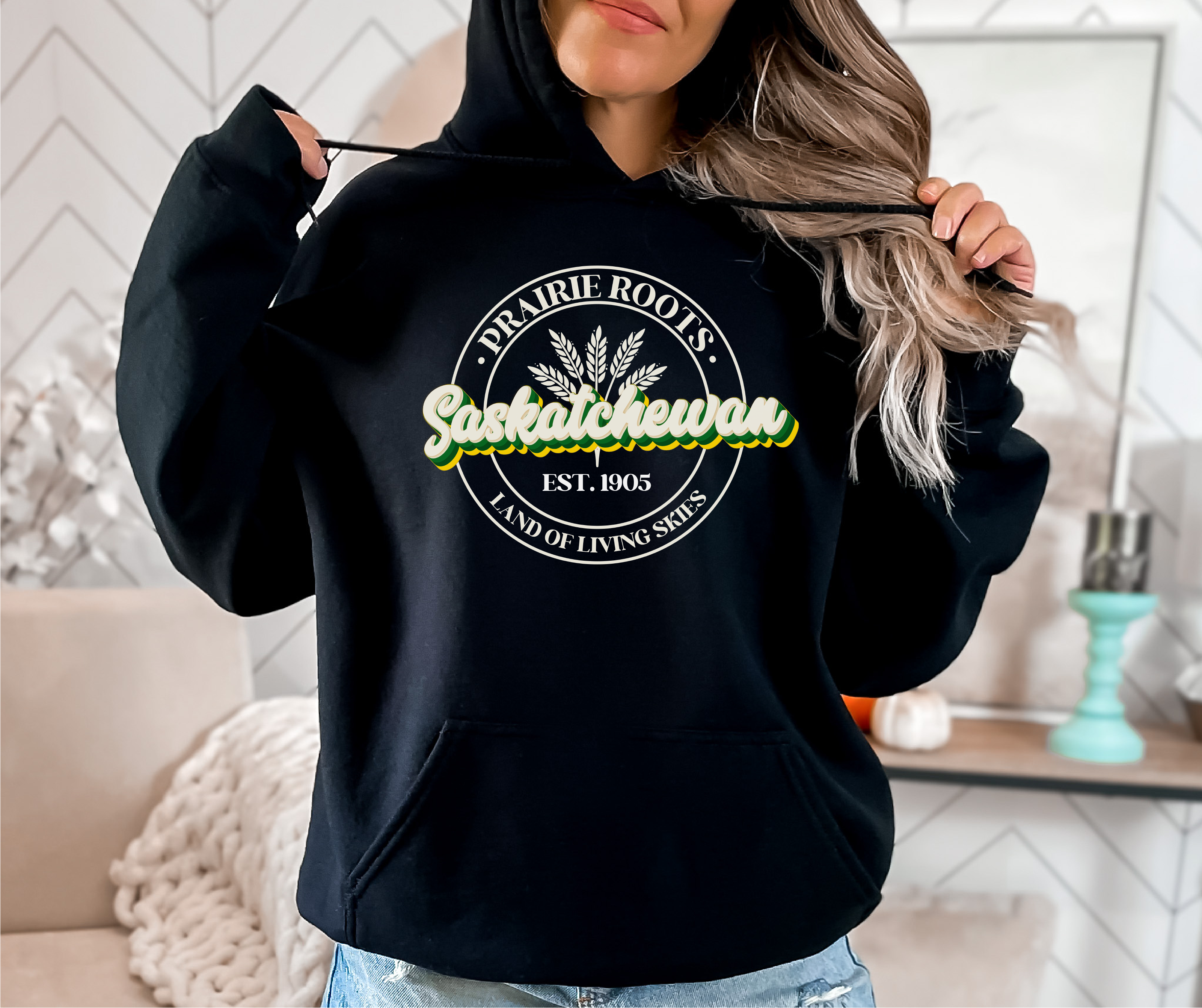 image for Retro Saskatchewan Hoodie | Saskatchewan Apparel