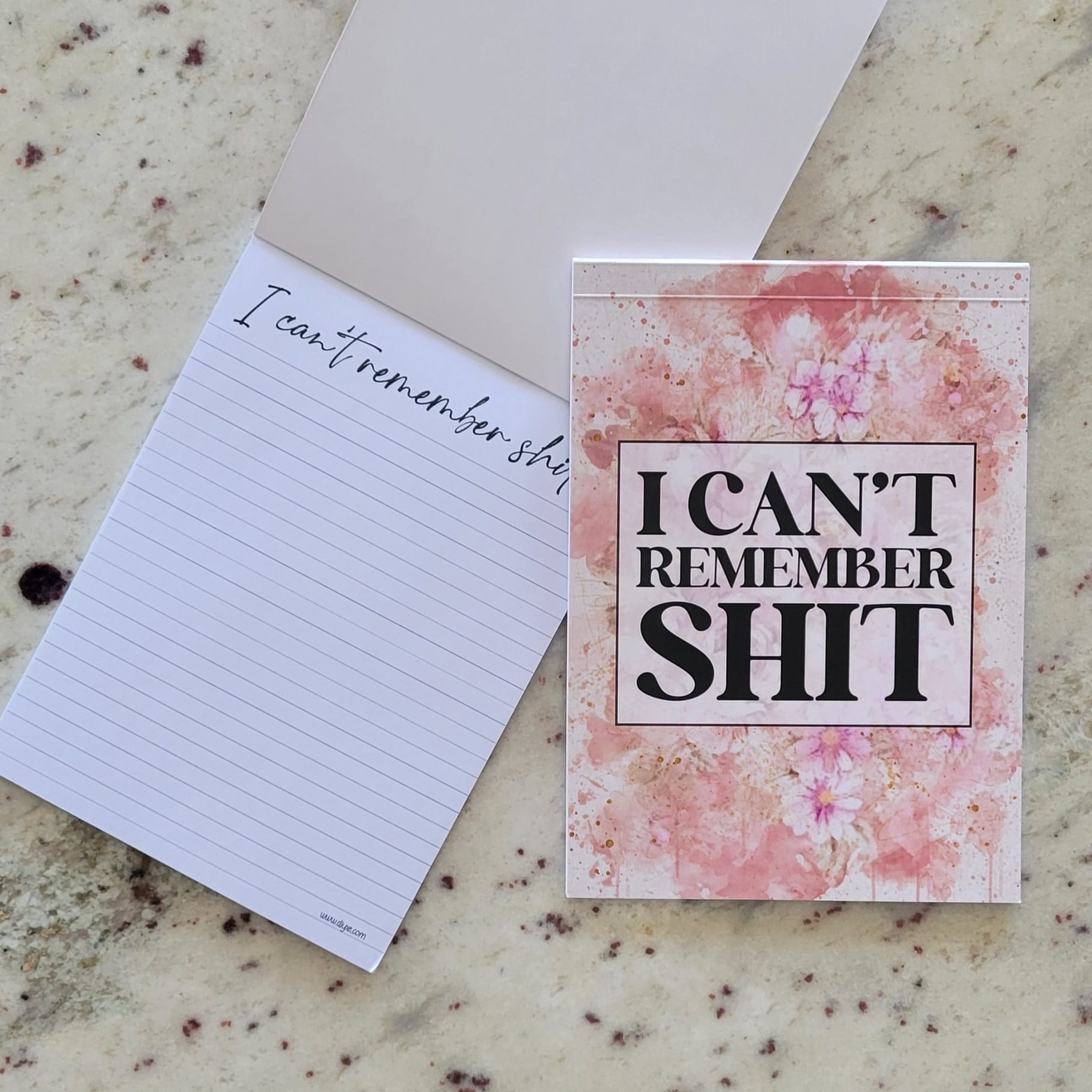 image for I Can't Remember Shit Notepad | To Do List