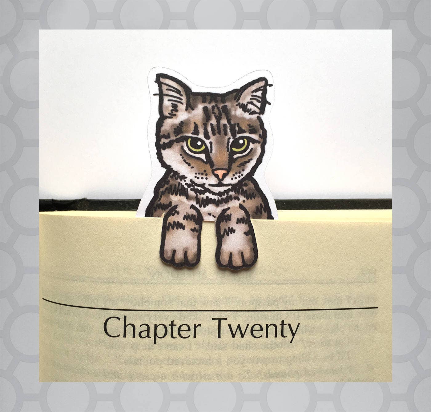 image for Cat Die Cut Bookmark