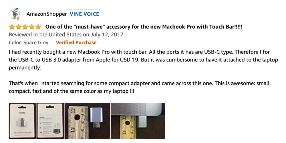  nonda Adaptador USB C a USB 3.0 (paquete de 2), adaptador USB a  USB C, USB tipo C a USB, adaptador Thunderbolt 4/3 a USB hembra OTG para  MacBook Pro2021, MacBook