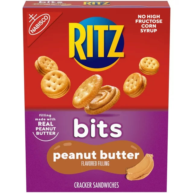 RITZ Bits Peanut Butter Sandwich Crackers, 8.8 oz  nabisco