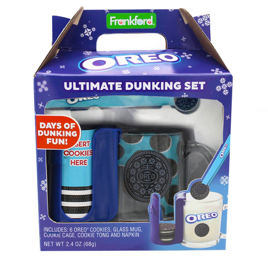 OREO Milkshake Kit Gift Set with OREO Cookies, Ceramic Milkshake glass,  Milkshake Mix and Sprinkles