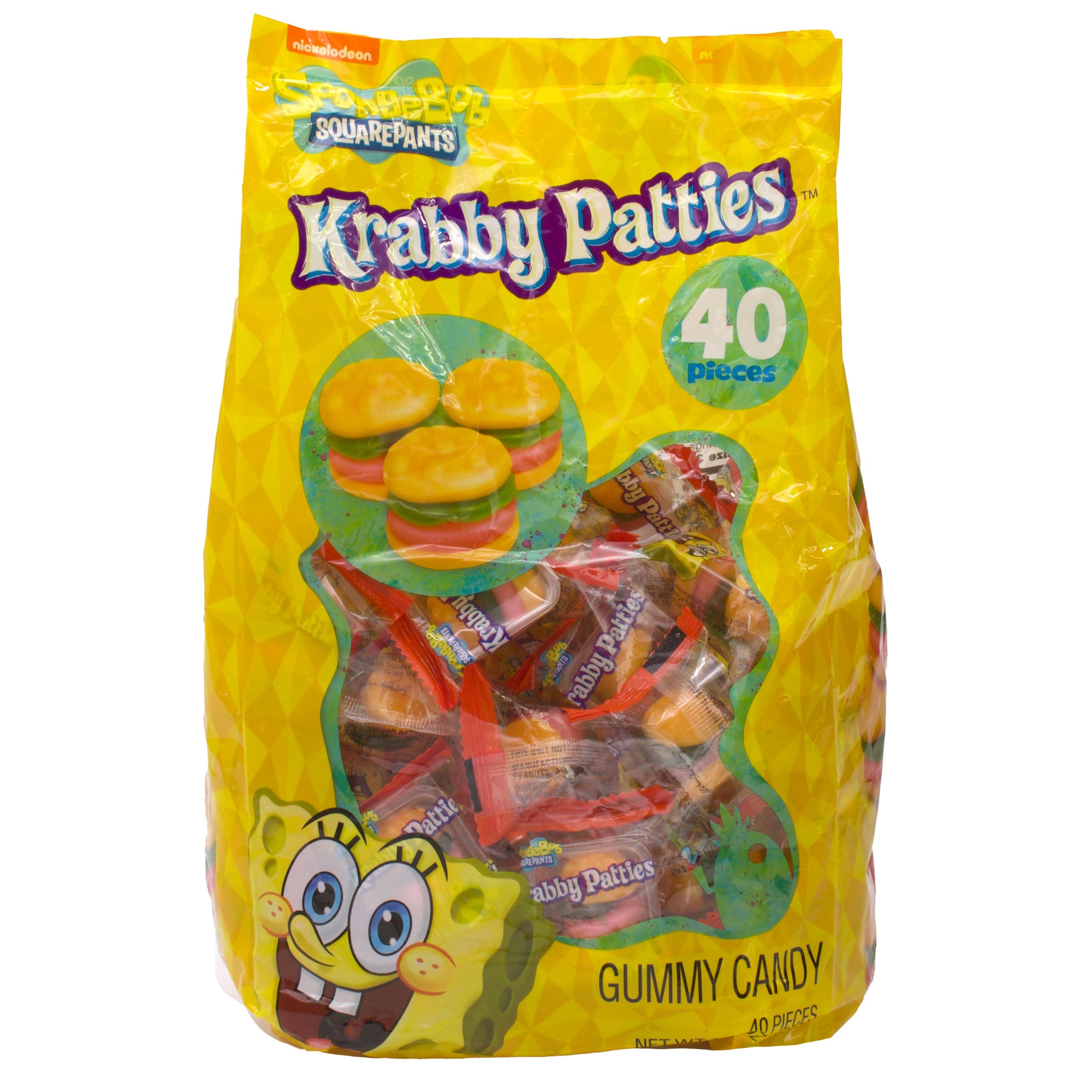 SpongeBob Krabby Patties Original Gummy Candy - Frankford Candy product image