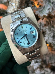 Rolex Datjust Ice Blue Dial