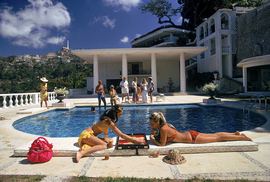 Slim Aarons, Palm Springs Party (1970), Available for Sale