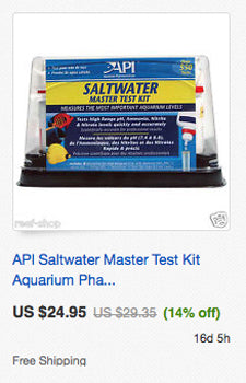 API Saltwater Test Kit