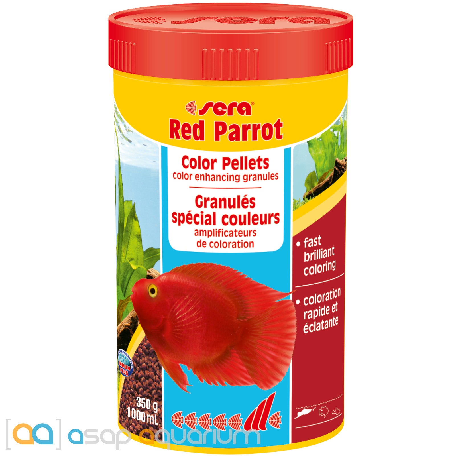 blood parrot food