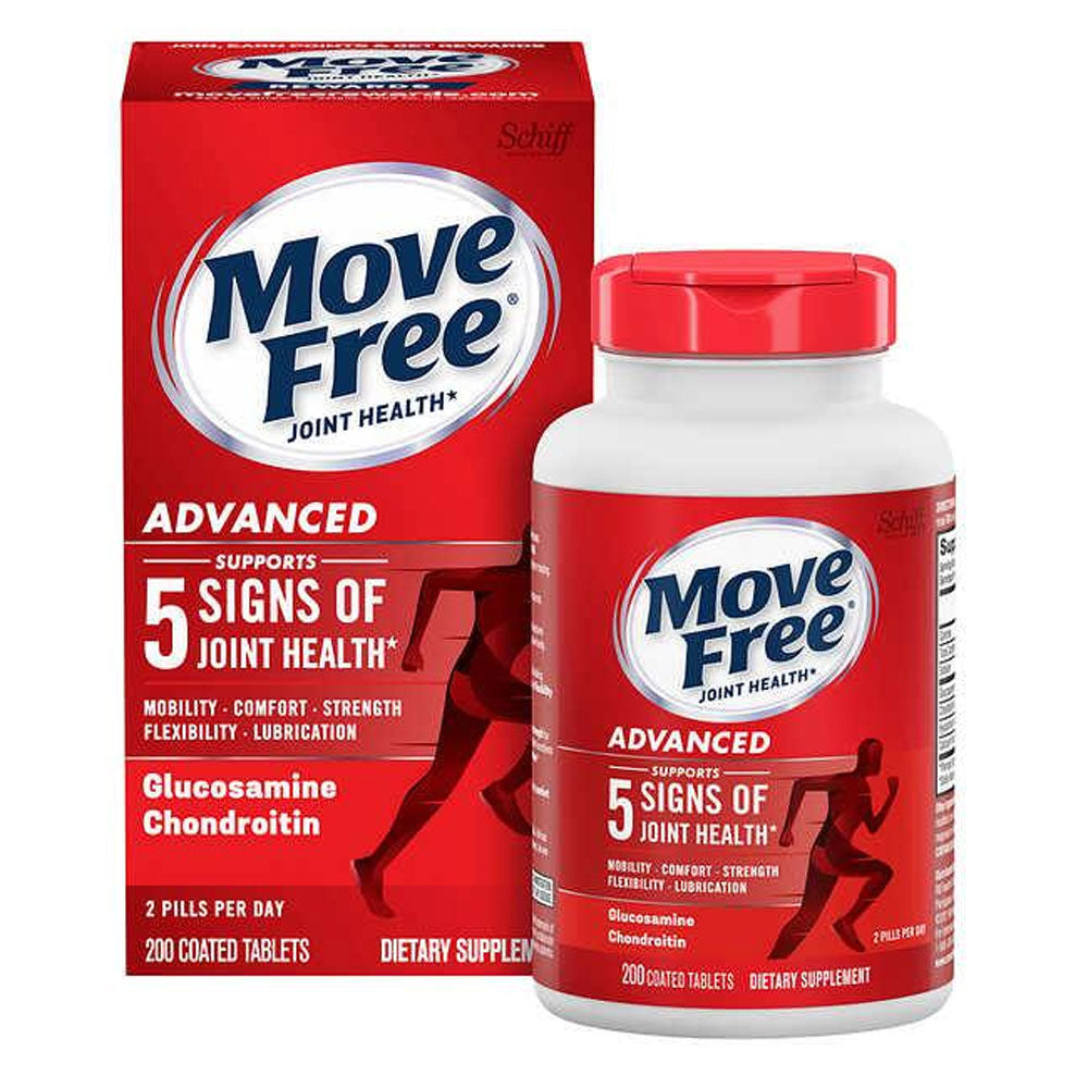 Schiff Move Free Advanced Joint Supplement, 200 Tablets