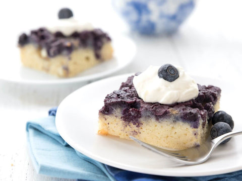 Keto Blueberry Upside-Down Cake Recipe — Pete & Gerry's
