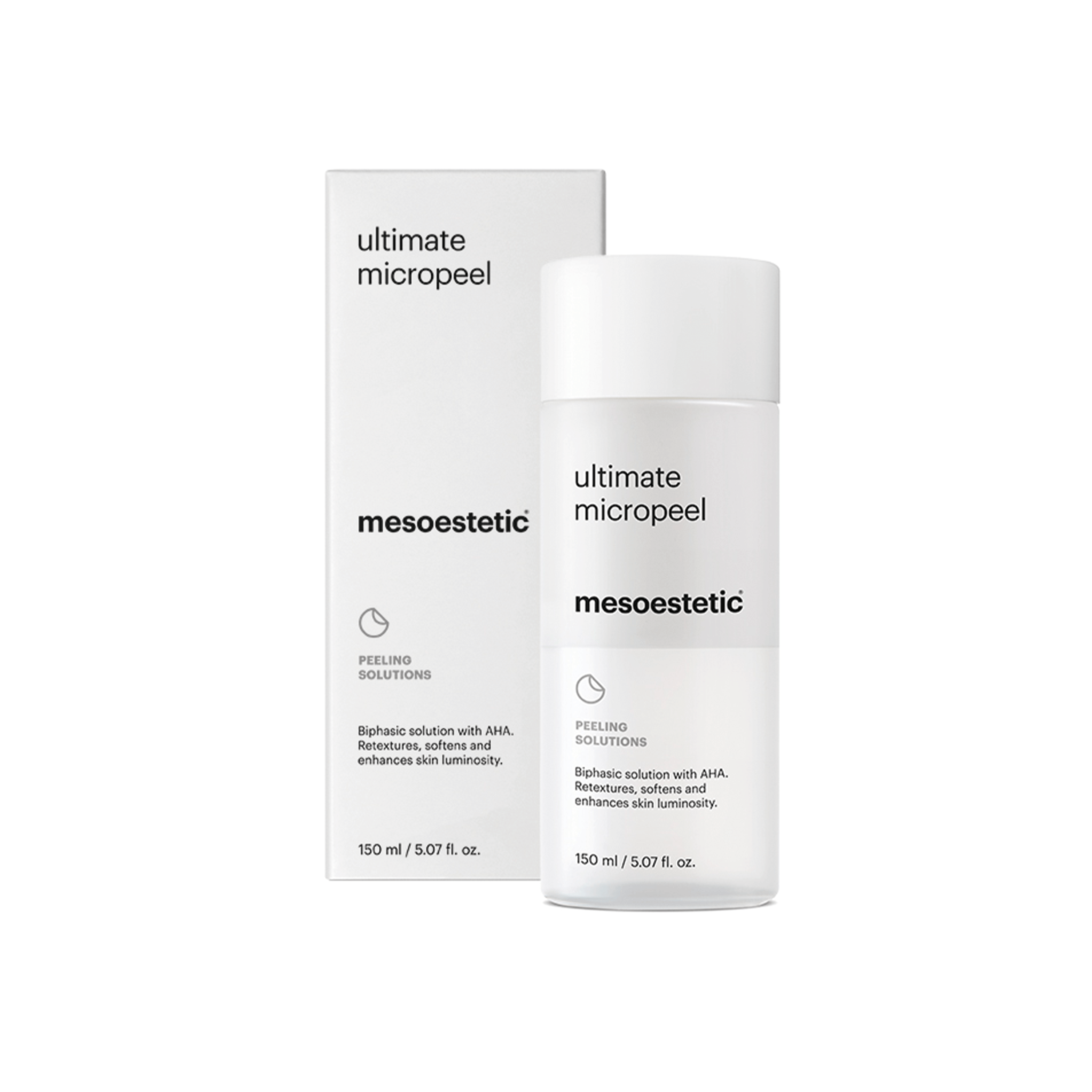 Billede af Mesoestetic Ultimate Micropeel - Mikro-ekspolierende behandling mod akne - 150 ml. - Fjerner døde hudceller - Effektiv mod akne og uren hud