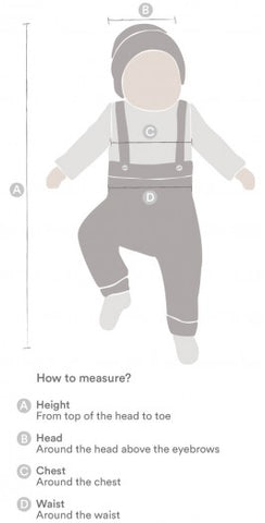 Snug size guide measurements