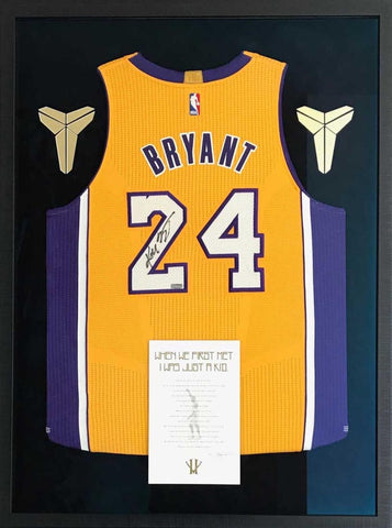 Yellow and purple jersey: Bryant 24