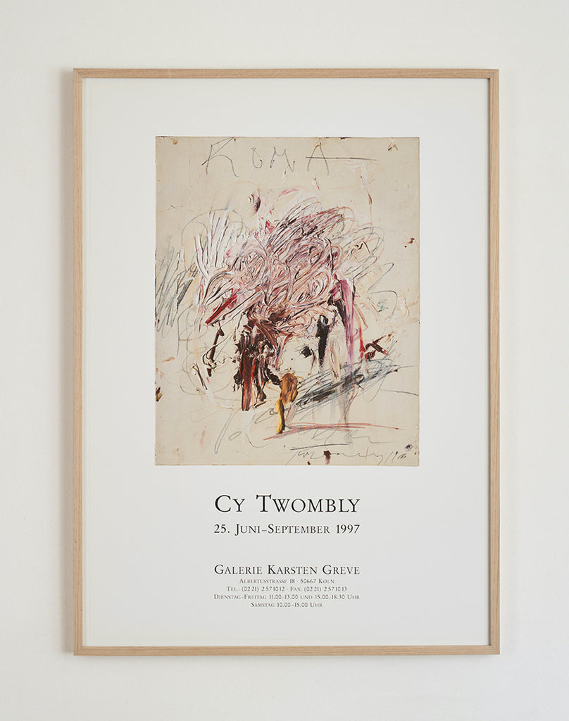 Cy Twombly Exhibition Poster 1997 – hellethygesen.com