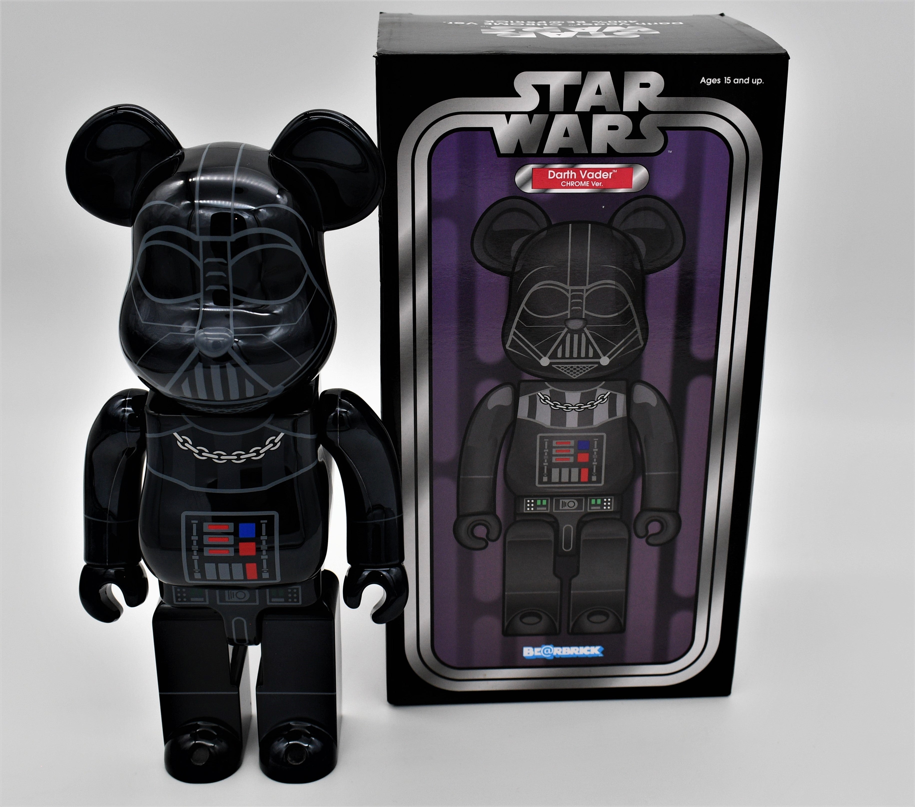 レシートは MEDICOM TOY - BE@RBRICK DARTH VADER Chrome 100％&400％の通販 by