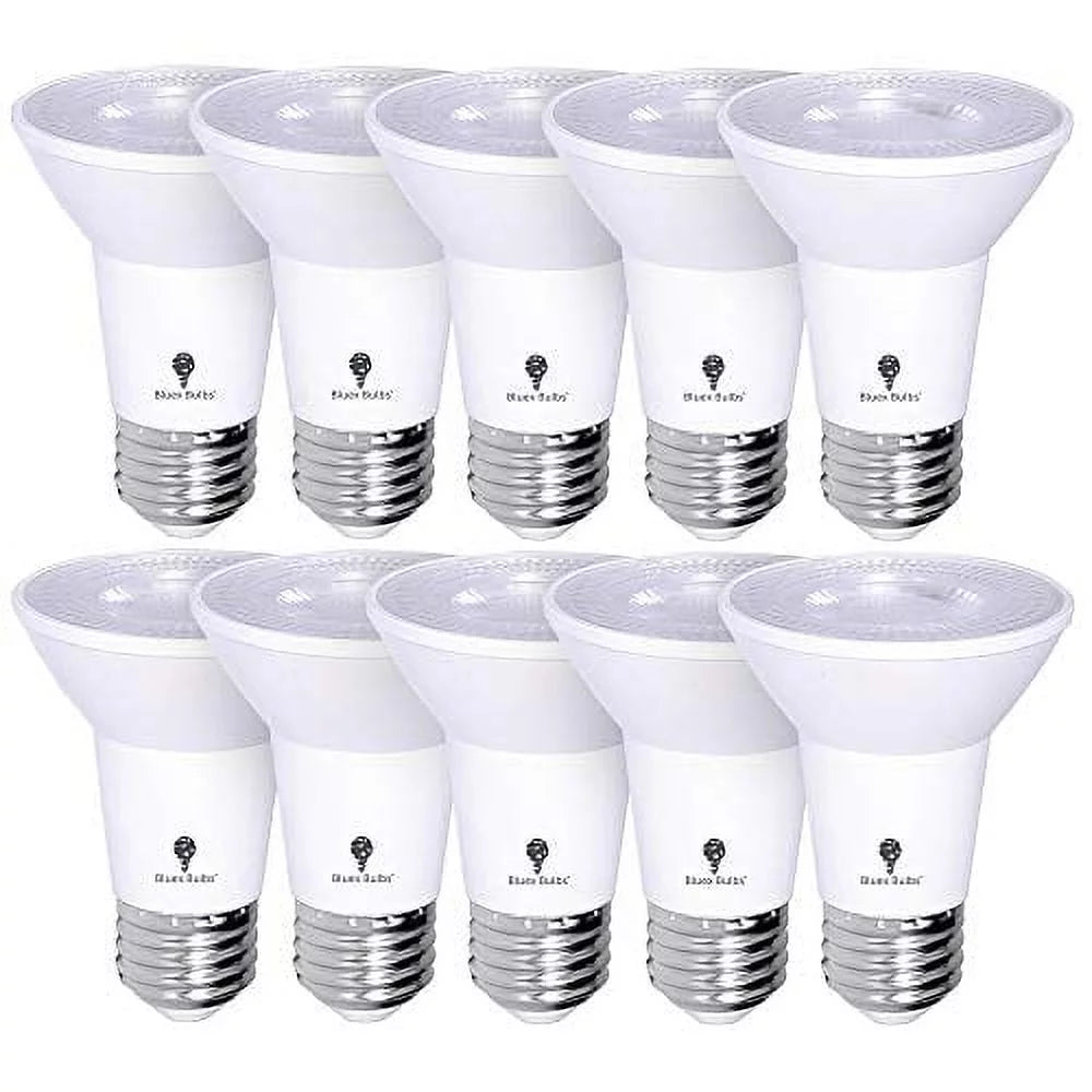 10 Pack PAR20 LED Flood Light Bulb 8W 50 Watt Equivalent 500 Lumens Waterproof E26 3000K Warm White Bright LED Flood Light Bulbs for Security, Backyard, Led Spotlight Bulb Led Recessed Light Bulbs